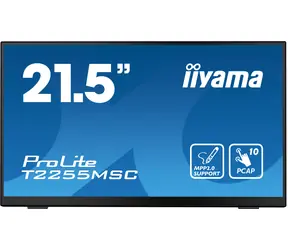 21.5" IIYAMA Prolite T2255MSC-B1 czarny / IPS / 1920x1080 / 16:9 / 5ms / 1000:1 / 400cd / głośnik / HDMI / DP 