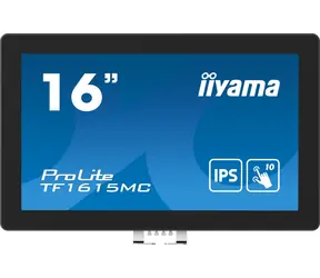 15,6" IIYAMA Prolite TF1615MC-B1 czarny / IPS / 1920x1080 / 16:9 / 25ms / 1000:1 / 450cd / VGA / HDMI / DP 