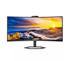 34" PHILLIPS 34E1C5600HE/00 czarny / VA / 3440 x 1440 / 21:9 / 1 ms / 300 cd / 3000:1 / HDMI+DP+USBC / USB / głośnik  