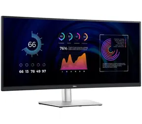 34" DELL P3424WE srebrny / LED / 3440x1440 / IPS / 16:9 / 5ms / 1000:1 / 300cd-m2 / DP+HDMI+USBC / 3YNBD