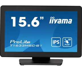 15,6" IIYAMA T1633MSC-B1 / IPS / 1920x1080 / 1000:1 / 450cd-m2 / 5ms / HDMI+DP / głośnik / VESA