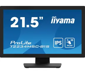 21,5" IIYAMA T2234MSC-B1S / IPS / 1920x1080 / 1000:1 / 350cd-m2 / 8ms / HDMI+DP+VGA / głośnik / VESA 