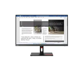 27" Lenovo LCD S27i-30 czarny / IPS / 1920x1080 / 6ms / 300cd-m2 / 1300:1 / DP+HDMI+VGA / Pivot / VESA / głośnik