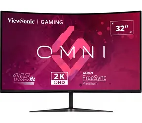 32" ViewSonic VX3218C-2K czarny / VA / 1920 x 1080 / 16:9 / 1ms / 3500:1 / 300cd-m2 / HDMI + DP / VESA / głośnik