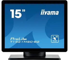 15" IIYAMA ProLite T1521MSC-B2 czarny / TN / 1024x768 / 4:3 / 8ms / 800:1 / 325cd / głośnik / VGA / HDMI