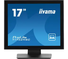 17" IIYAMA ProLite T1732MSC-B1SAG czarny / TN / 1280x1024 / 5:4 / 5ms / 1000:1 / 215cd / głośnik / VGA / HDMI / DP