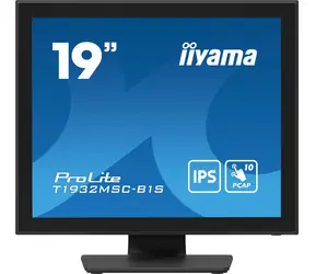 19" IIYAMA ProLite T1932MSC-B1S czarny / IPS / 1280x1024 / 5:4 / 14ms / 1000:1 / 225cd / głośnik / VGA / HDMI / DP