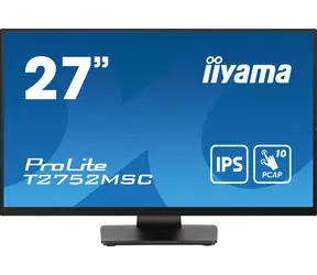 27" IIYAMA ProLite T2752MSC-B1 czarny / IPS / 1920x1080 / 16:9 / 5ms / 1000:1 / 360cd / głośnik / HDMI / DP