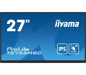 27" IIYAMA ProLite T2755MSC-B1 czarny / IPS / 1920x1080 / 16:9 / 5ms / 1000:1 / 360cd / głośnik / HDMI / DP