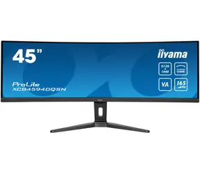 45" IIYAMA ProLite XCB4594DQSN-B1 czarny / VA / 5120x1440 / 32:9 / 0,8ms / 3000:1 / 450cd / głośnik / HDMI / DP