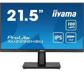 21,5" IIYAMA ProLite XU2292HSU-B6 czarny / IPS / 1920x1080 / 16:9 / 0,4ms / 1000:1 / 250cd / głośnik / HDMI / DP