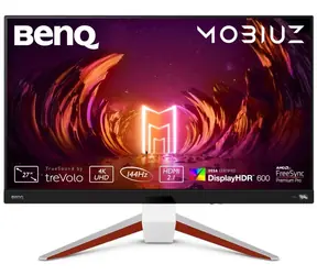 27" BenQ Mobiuz EX2710U biały / LED / 3840x2160 / IPS / 16:9 / 1ms / 1000:1 / 300cd-m2 / HDMI + DP / VESA 