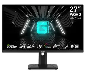 27" MSI G274QPX czarny / 2560 x 1440 / IPS / 16:9 / 1ms / 1000:1 / 400cd-m2 / DP+HDMI+USB-C