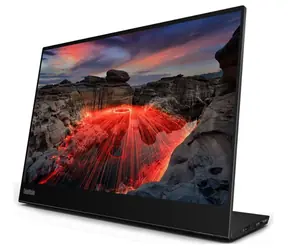 14" Lenovo ThinkVision M14t G2 czarny / IPS / 2240x1400 / 6ms / 300cd / 1500:1 / USB-C / VESA / dotykowy