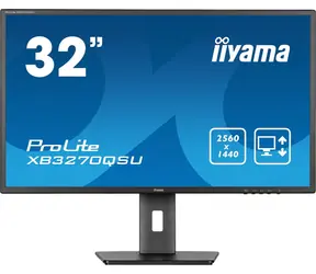 31,5" IIYAMA XB3270QSU-B1 / IPS / 2560x1440 / 1200:1 / 250cd-m2 / 3ms / HDMI / DP / głośnik / VESA