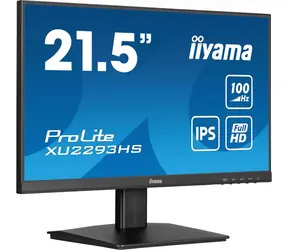 21.5" IIYAMA ProLite XU2293HS-B6 czarny / IPS / 1920x1080 / 16:9 / 1ms / 1000:1 / 300cd / głośnik / HDMI / DP
