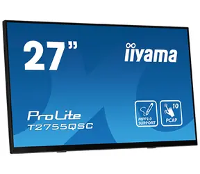 27" IIYAMA ProLite T2755QSC-B1 czarny / IPS / 2560x1440 / 16:9 / 5ms / 1000:1 / 360cd / głośnik / HDMI / DP