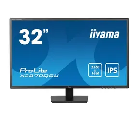 32" IIYAMA ProLite X3270QSU-B1 czarny / IPS / 2560 x 1440 / 3000:1 / 250cd / 3ms / HDMI+DP / głośniki