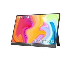 16" Arzopa Z1RC czarny / 2560x1600 / 16:10 / 60 Hz / 500cd-m2 / miniHDMI + USB-C / głośnik 