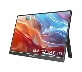 15,6" Arzopa A1 czarny / IPS / 1920x1080 / 16:9 / 60 Hz / 220 cd-m2 / miniHDMI + USB-C / głośnik 