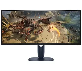 34" DELL AW3425DWM Alienware zakrzywiony czarny / LED / 3440 x 1440 / 21:9 / 2 ms / VA / 3000:1 / 400 cd-m2 / 2x HDMI + DP