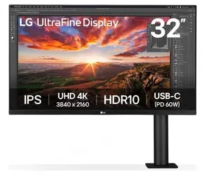 31,5" LG UltraFine 32UN880K-B / IPS / 3840x2160 / 16:9 / 1000:1 / 5 ms / 350 cd-m2 / HDMI / DP / VESA