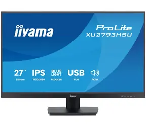 27" IIYAMA ProLite XU2793HSU-B7 czarny / IPS / 1920x1080 / 16:9 / 1 ms / 1300:1 / 300 cd / głośnik / HDMI / DP / po sprzedaży