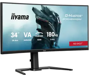 34" IIYAMA G-Master GCB3484WQSU-B1 czarny / VA / 3440x1440 / 21:9 / 0,4 ms / 4000:1 / 500 cd / HDMI+DP / głośnik