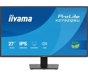 27" IIYAMA ProLite X2792QSU-B1 czarny / IPS / 2560 x 1440 / 16:9 / 3 ms / 1500:1 / 300 cd / HDMI / DP