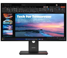 27" Lenovo ThinkVision T27QD-40 czarny / IPS / 2560×1440 / 4 ms / 1500:1 / 350 cd-m2 / HDMI+DP / VESA / obrotowy