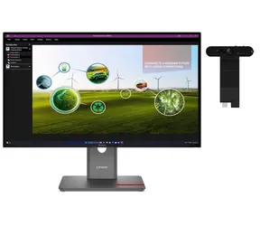27" Lenovo ThinkVision P27Q-40 MC60 czarny / IPS / 2560×1440 / 6 ms / 1500:1 / 350 cd-m2 / HDMI+DP / VESA / obrotowy