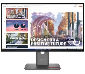 27" Lenovo ThinkVision P27QD-40 czarny / IPS / 2560×1440 / 6 ms / 1500:1 / 350 cd-m2 / HDMI+DP / VESA / obrotowy