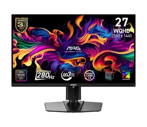26,5" MSI MAG 271QP X28 czarny / QHD / QD-OLED / 16:9 / 0,03 ms / 1500000:1 / 450 cd-m2 / HDMI+DP+USB-C / VESA
