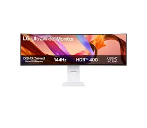 49" LG 49U950A-W biały / IPS / 5120x1440 / 32:9 / 400 cd-m2 / 144 Hz / 5 ms / HDMI / DP / VESA