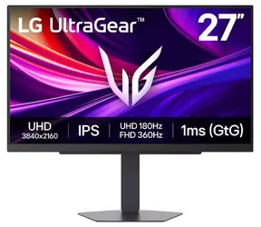 27" LG 27G810A-B czarny / IPS / 3840x2160 / 16:9 / 1000:1 / 400 cd-m2 / HDMI i DP