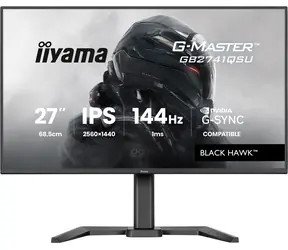 27" IIYAMA G-Master GB2741QSU-B1 czarny / LED / IPS / 2560 x 1440 / 16:9 / 1 ms / 1500:1 / 350 cd-m2 / VESA