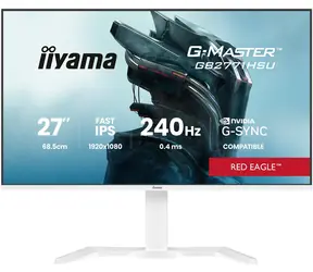27" IIYAMA G-Master GB2771HSU-W1 biały / LED / IPS / 1920 x 1080 / 16:9 / 0,4 ms / 1000:1 / 350 cd-m2 / VESA