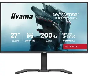 27" IIYAMA G-Master GB2771QSU-B1 czarny / LED / IPS / 2560 x 1440 / 16:9 / 0,5 ms / 1200:1 / 350 cd-m2 / VESA