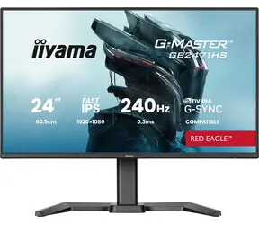 23,8" IIYAMA G-Master GB2471HS-B1 czarny / LED / IPS / 1920 x 1080 / 16:9 / 0,3 ms / 1000:1 / 350 cd-m2 / VESA