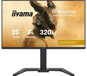 24,5" IIYAMA G-Master GB2591HSU-B1 czarny / LED / IPS / 1920 x 1080 / 16:9 / 0,4 ms / 1000:1 / 350 cd-m2 / VESA