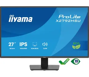 27" IIYAMA ProLite X2792HSU-B1 czarny / LED / IPS / 1920 x 1080 / 16:9 / 3 ms / 1500:1 / 300 cd-m2 / VESA