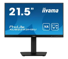 21,5" IIYAMA ProLite XUB2293HSU-B7 czarny / LED / IPS / 1920 x 1080 / 16:9 / 1 ms / 1000:1 / 300 cd-m2 / VESA