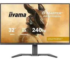 31,5" IIYAMA G-Master GB3295QSU-B1 czarny / LED / VA / 2560 x 1440 / 16:9 / 0,4 ms / 4000:1 / 400 cd-m2 / VESA