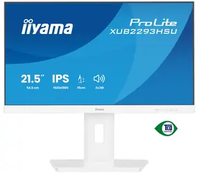 21,5" IIYAMA ProLite XUB2293HSU-W7 biały / LED / IPS / 1920 x 1080 / 16:9 / 1 ms / 1000:1 / 300 cd-m2 / VESA