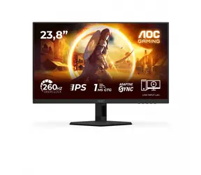 23,8" AOC Gaming 24G4ZRE czarny / IPS / 1920x1080 / 16:9 / 1 ms / 1000:1 / 300 cd-m2 / HDMI + DP / VESA