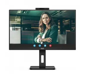 23,8" AOC 24P3QW czarny / IPS / 1920x1080 / 16:9 / 4 ms / 1000:1 / 300 cd-m2 / HDMI + DP / VESA