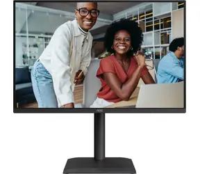 24" AOC X24E4U czarny / IPS / 1920x1200 / 16:10 / 4 ms / 1500:1 / 300 cd-m2 / HDMI + DP + VGA / VESA