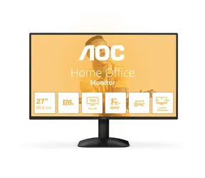 27" AOC 27B31H czarny / IPS / 1920x1080 / 16:9 / 4 ms / 1500:1 / 300 cd-m2 / HDMI + VGA / VESA