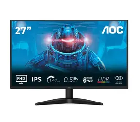 27" AOC 27B36X czarny / IPS / 1920x1080 / 16:9 / 4 ms / 1500:1 / 300 cd-m2 / HDMI + DP / VESA