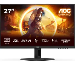 27" AOC Gaming 27G4HRE czarny / IPS / 1920x1080 / 16:9 / 1 ms / 1000:1 / 300 cd-m2 / HDMI + DP / VESA